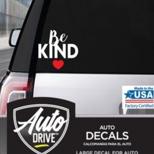Be Kind Heart Vinyl Decals